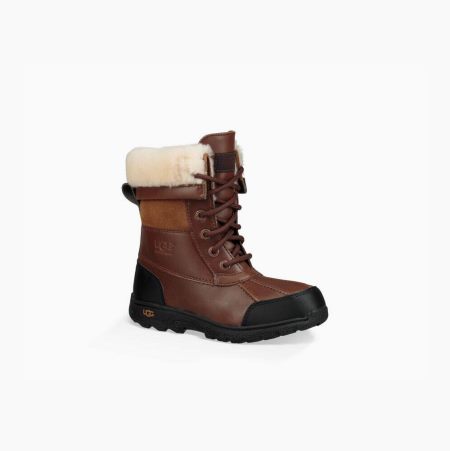 UGG Butte II CWR Brown Boots for Kids (DRKX71290)